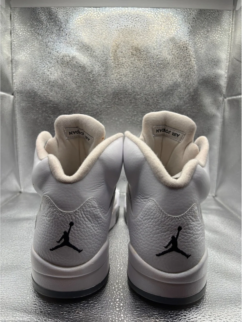 Air Jordan 5 white metallic 2015